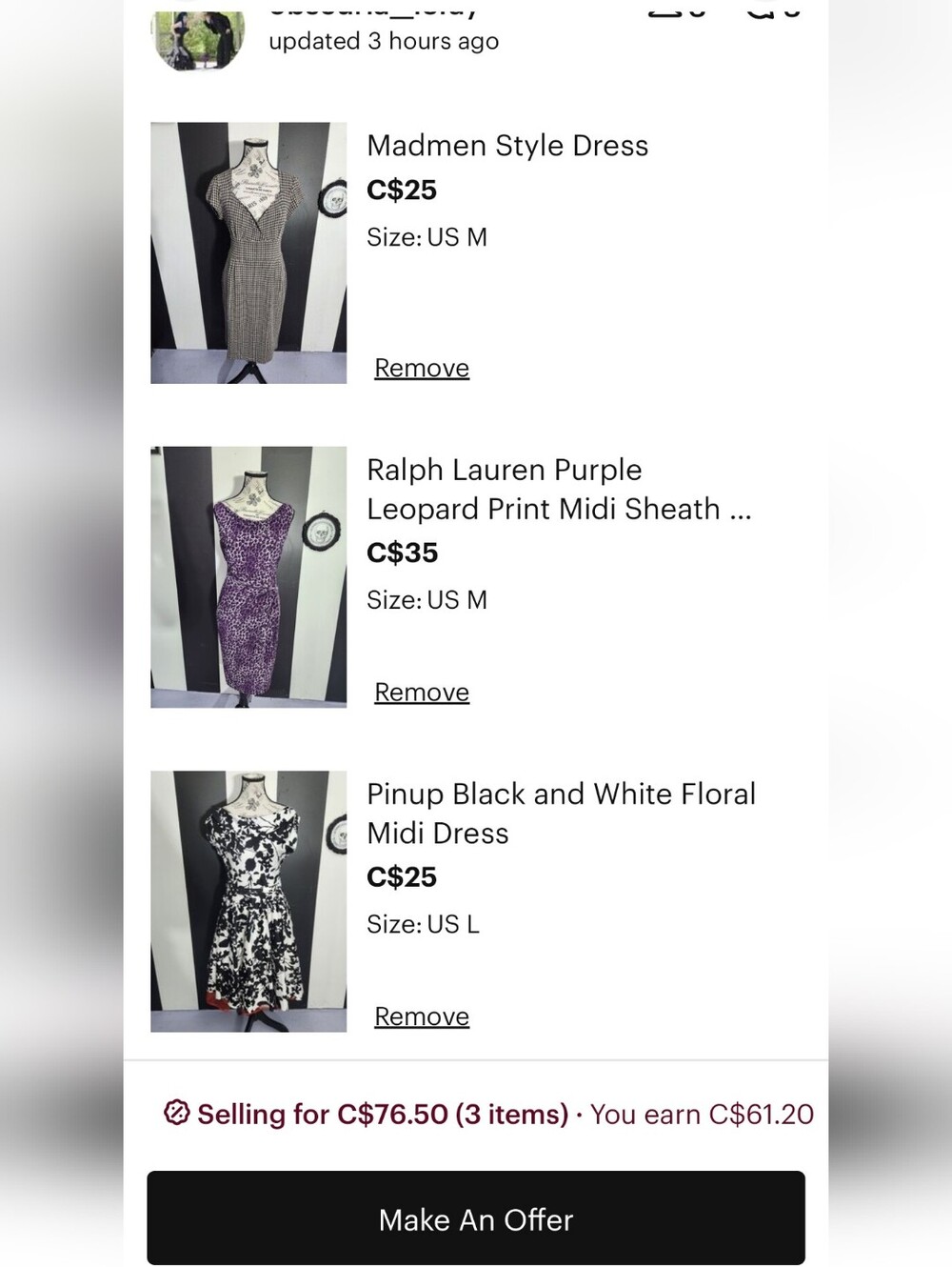 3 Piece Sale Bundle